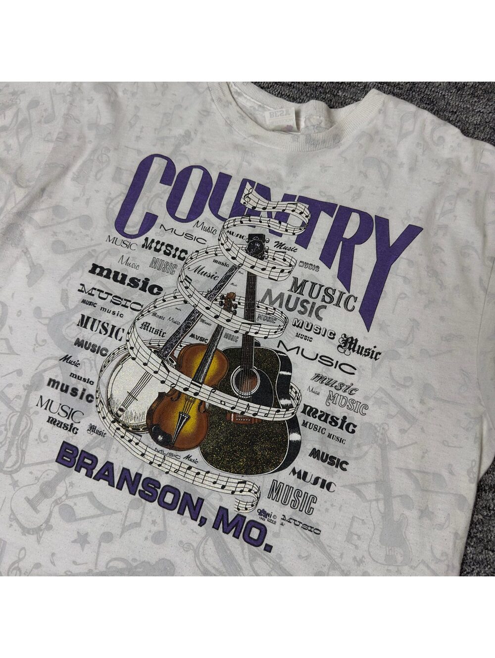 Vintage 1993 Branson MO Country Music Tee Mens XL